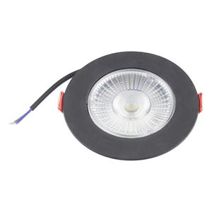 Spot Led de Embutir Redondo Preto Avant 5W 6500K