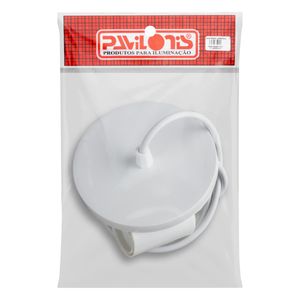 Pendente Slim Branco Pavilonis 1xE27