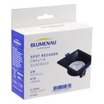 Spot-Led-de-Embutir-Recuado-Quadrado-Preto-Blumenau-6W-3000K-BivoltAngularEsquerda3