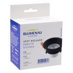 Spot-Led-de-Embutir-Redondo-Preto-Blumenau-6W-3000K-BivoltAngularEsquerda3