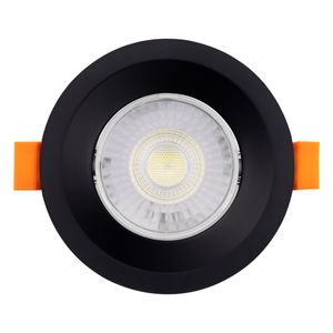 Spot Led de Embutir Redondo Preto Blumenau 6W 6500K