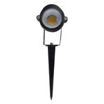 Espeto-de-Led-Preto-para-Jardim-Bronzearte-7W-3000K-BivoltFrontal2