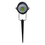 Espeto-de-Led-Preto-para-Jardim-Bronzearte-7W-Luz-Verde-BivoltFrontal2