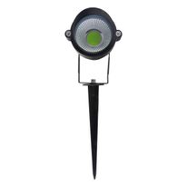 Espeto de Led Preto para Jardim Bronzearte 7W Luz Verde