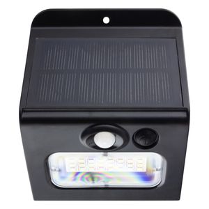 Arandela de Led Solar Preta Ecoforce 3W 6500K