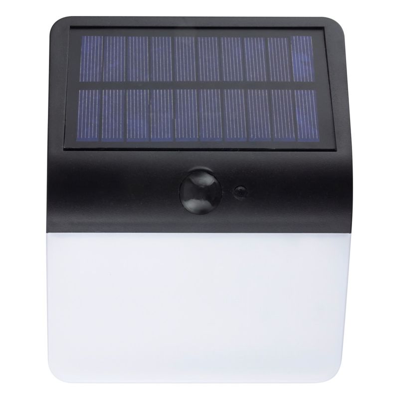 Arandela-de-Led-Solar-Preta-Ecoforce-3W-6000KFrontal2