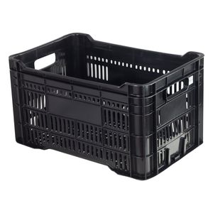 Cesto Organizador Preto Arqplast 56cm x 36cm x 31,5cm