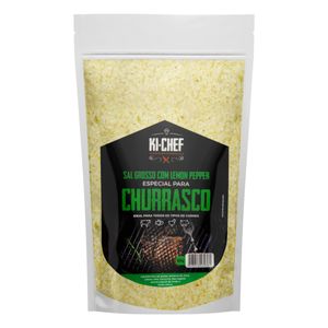 Sal Grosso com Lemon Pepper Ki-Chef 500g