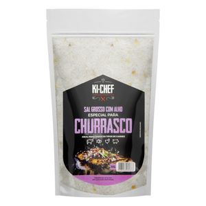 Sal Grosso com Alho Ki-Chef 500g