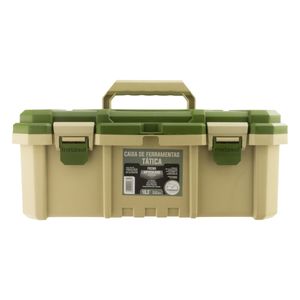 Caixa de Ferramentas com Bandeja Metasul 44cm x 23cm x 18cm