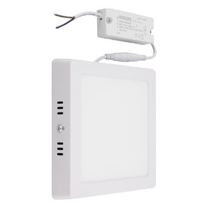 Painel Led de Sobrepor Branco Quadrado Philips Downlight 12W 4000W