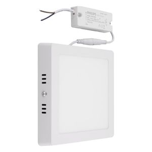 Painel Led de Sobrepor Branco Quadrado Philips Downlight 12W 6500W