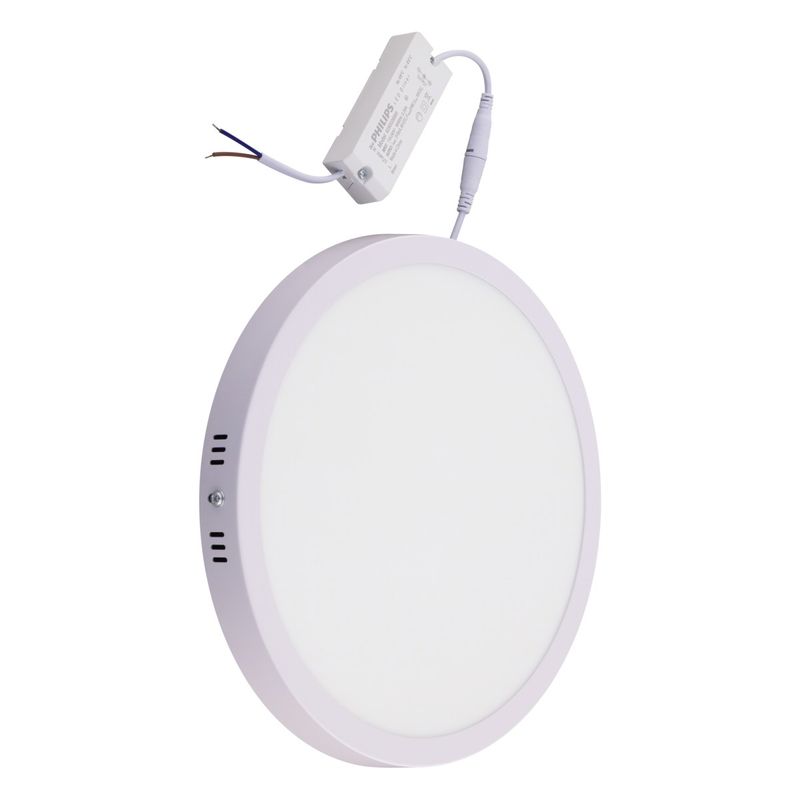 Painel-Led-de-Sobrepor-Branco-Redondo-Philips-24W-3000KAngularEsquerda2