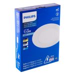 Painel-Led-de-Embutir-Branco-Redondo-Philips-6W-3000KEmbalagemAngularEsquerda3