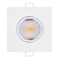 Spot Led de Embutir Quadrado Branco Philips 4,2W 2700K