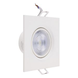 Spot Led de Embutir Quadrado Branco Philips 4,2W 6500K