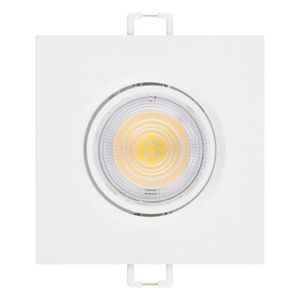 Spot Led de Embutir Quadrado Branco Philips 6,2W 2700K