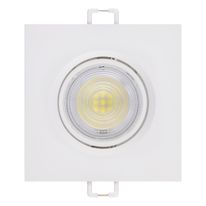 Spot Led de Embutir Quadrado Branco Philips 6,2W 6500K