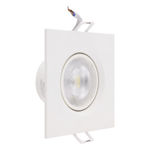 Spot Led de Embutir Quadrado Branco Philips 6,2W 6500K