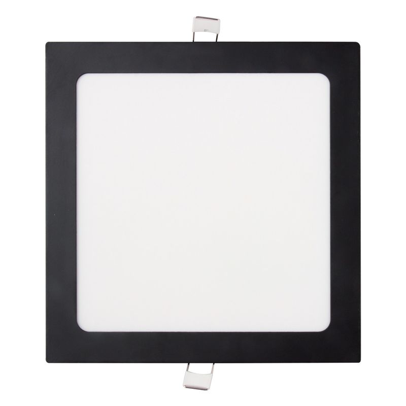 Painel-Led-de-Embutir-Preto-Quadrado-Taschibra-18W-3000K-AutovoltFrontal1