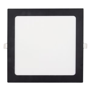 Painel Led de Embutir Preto Quadrado Taschibra 18W 6500K