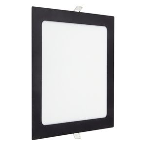 Painel Led de Embutir Preto Quadrado Taschibra 18W 6500K