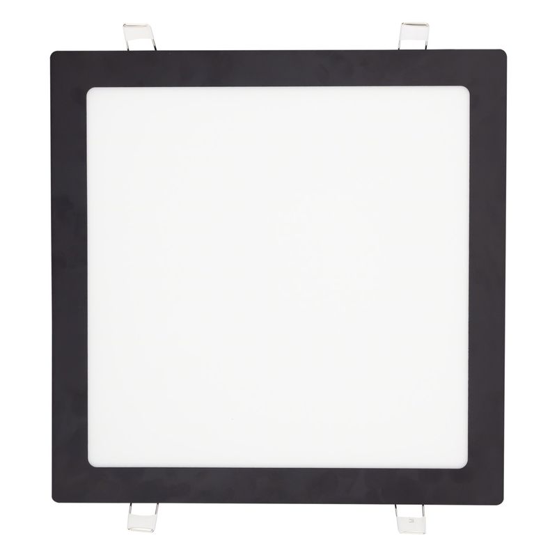 Painel-Led-de-Embutir-Preto-Quadrado-Taschibra-24W-3000K-AutovoltFrontal1