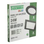 Painel-Led-de-Embutir-Preto-Quadrado-Taschibra-24W-3000K-AutovoltAngularEsquerda3