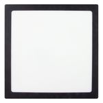 Painel-Led-de-Sobrepor-Preto-Quadrado-Taschibra-Lux-18W-6500K-AutovoltFrontal1