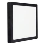 Painel-Led-de-Sobrepor-Preto-Quadrado-Taschibra-Lux-18W-6500K-AutovoltAngularEsquerda2