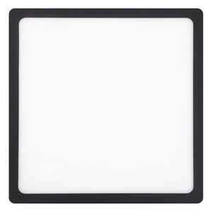 Painel Led de Sobrepor Preto Quadrado Taschibra Lux 24W 6500K