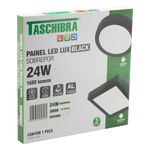 Painel-Led-de-Sobrepor-Preto-Redondo-Taschibra-Lux-24W-3000KAngularEsquerda3