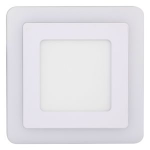 Painel Led de Embutir Branco Quadrado Taschibra Dual 6W 6500K + 3W 3000K