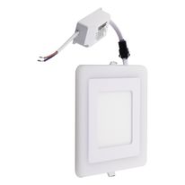 Painel Led de Embutir Branco Quadrado Taschibra Dual 6W 6500K + 3W 3000K