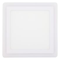 Painel Led de Embutir Branco Quadrado Taschibra Dual 18W 6500K + 6W 3000K