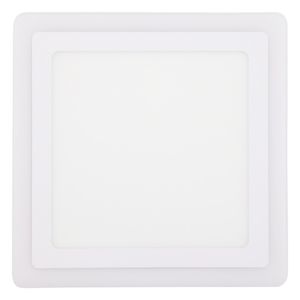 Painel Led de Embutir Branco Quadrado Taschibra Dual 18W 6500K + 6W 3000K