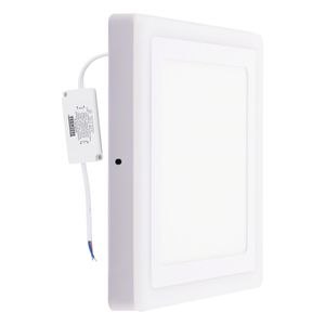 Painel Led de Embutir Branco Quadrado Taschibra Dual 18W 6500K + 6W 3000K