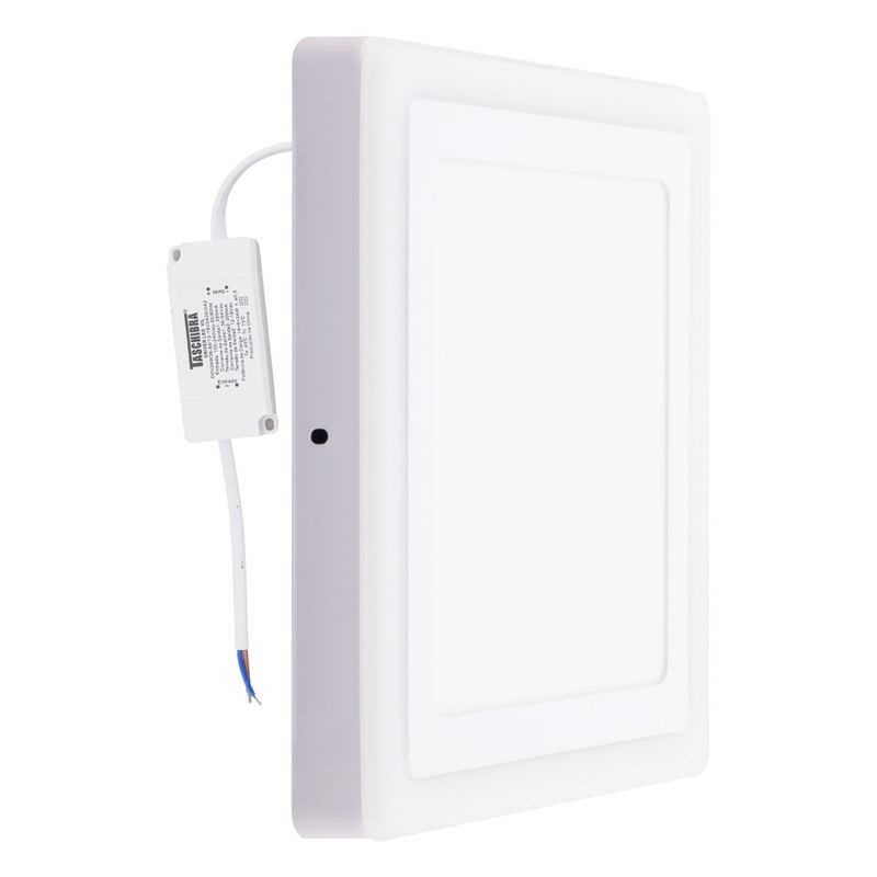 Painel-Led-de-Embutir-Branco-Quadrado-Taschibra-Dual-18W-6500K---6W-3000KAngularEsquerda2