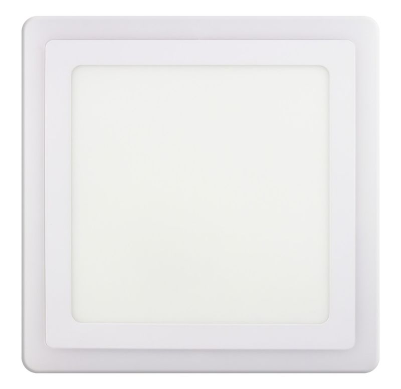 Painel-Led-de-Sobrepor-Branco-Quadrado-Taschibra-Dual-18W-6500K---6W-3000KFrontal1