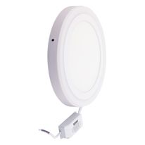 Painel Led de Sobrepor Branco Redondo Taschibra Dual 18W 6500K + 6W 3000W