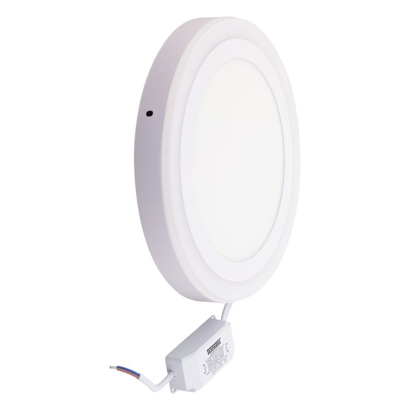 Painel-Led-de-Sobrepor-Branco-Redondo-Taschibra-Dual-18W-6500K---6W-3000WAngularEsquerda2