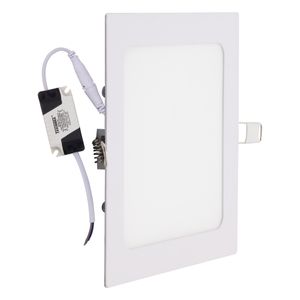 Painel Led de Embutir Branco Quadrado Taschibra Lux 12W 4000K