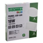 Painel-Led-de-Embutir-Branco-Quadrado-Taschibra-Lux-18W-4000K-AutovoltEmbalagemAngularEsquerda3