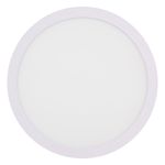 Painel-Led-de-Sobrepor-Branco-Redondo-Taschibra-Lux-18W-4000K-AutovoltFrontal1