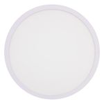 Painel-Led-de-Sobrepor-Branco-Redondo-Taschibra-Lux-24W-4000K-AutovoltFrontal1