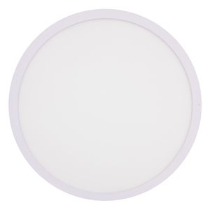 Painel Led de Sobrepor Branco Redondo Taschibra Lux 24W 4000K