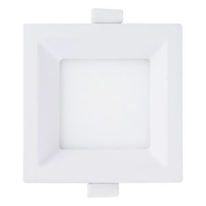 Painel Led de Embutir Branco Quadrado Taschibra Lux 6W 4000K