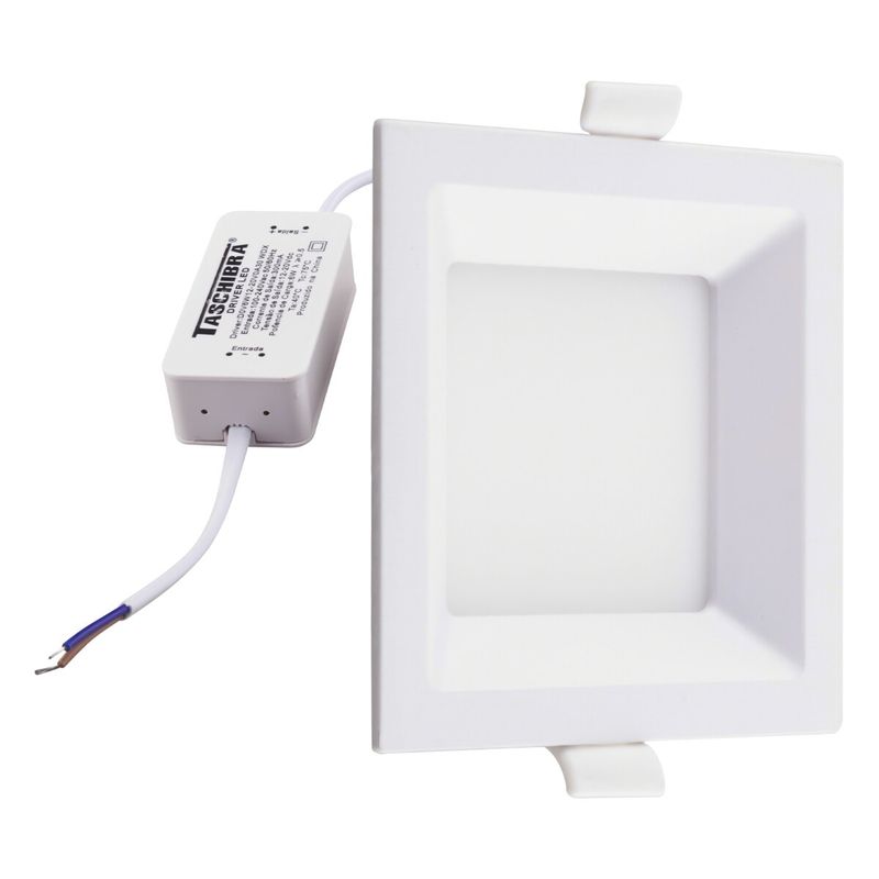 Painel-Led-de-Embutir-Branco-Quadrado-Taschibra-Lux-6W-4000K-AutovoltAngularEsquerda2