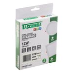 Painel-Led-de-Embutir-Branco-Recuado-Quadrado-Taschibra-Lux-12W-4000K-AutovoltEmbalagemAngularEsquerda3