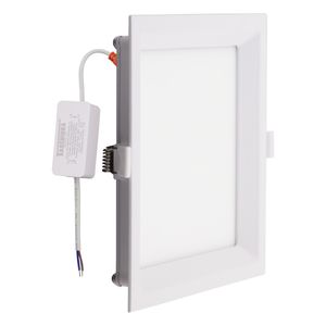 Painel Led de Embutir Branco Recuado Quadrado Taschibra Lux 18W 4000K